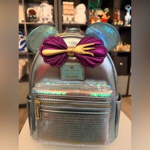 Loungefly Disney Cruise Line The Little Mermaid Ariel Sequin Mini Backpack